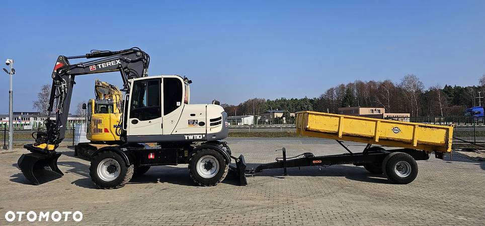 Terex TEREX / SCHAEFF/ YANMAR TW110_ głowica Engcon / Rototilt + szczypce _przyczepa_centralne smarowanie_koła skrętne - 2