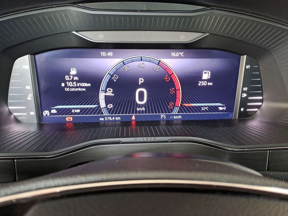 SKODA SUPERB 2,0TDI 150KM DSG Virtual Klimatyzacja Elektryczne Fotele Salon PL ASO