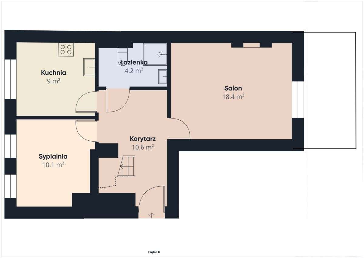 Dwupoziomowe mieszkanie, idealne dla rodziny!-13