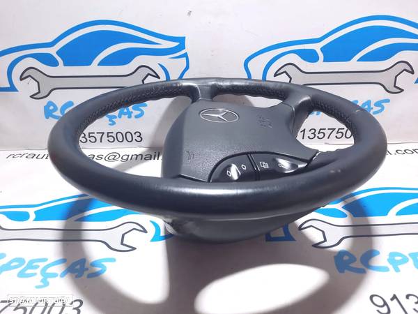 VOLANTE GUIADOR COMPLETO MERCEDES BENZ CLASS S W220 A2204600503 2204600503 CL W215 PELE AIRBAG COMANDOS MULTIFUNÇÕES CONTROLO - 7