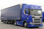 Scania R 450 / RETARDER / EURO 6 / LED / NAVI + SCHMITZ / CURTAINSIDER / LIFTED ROOF / - 9