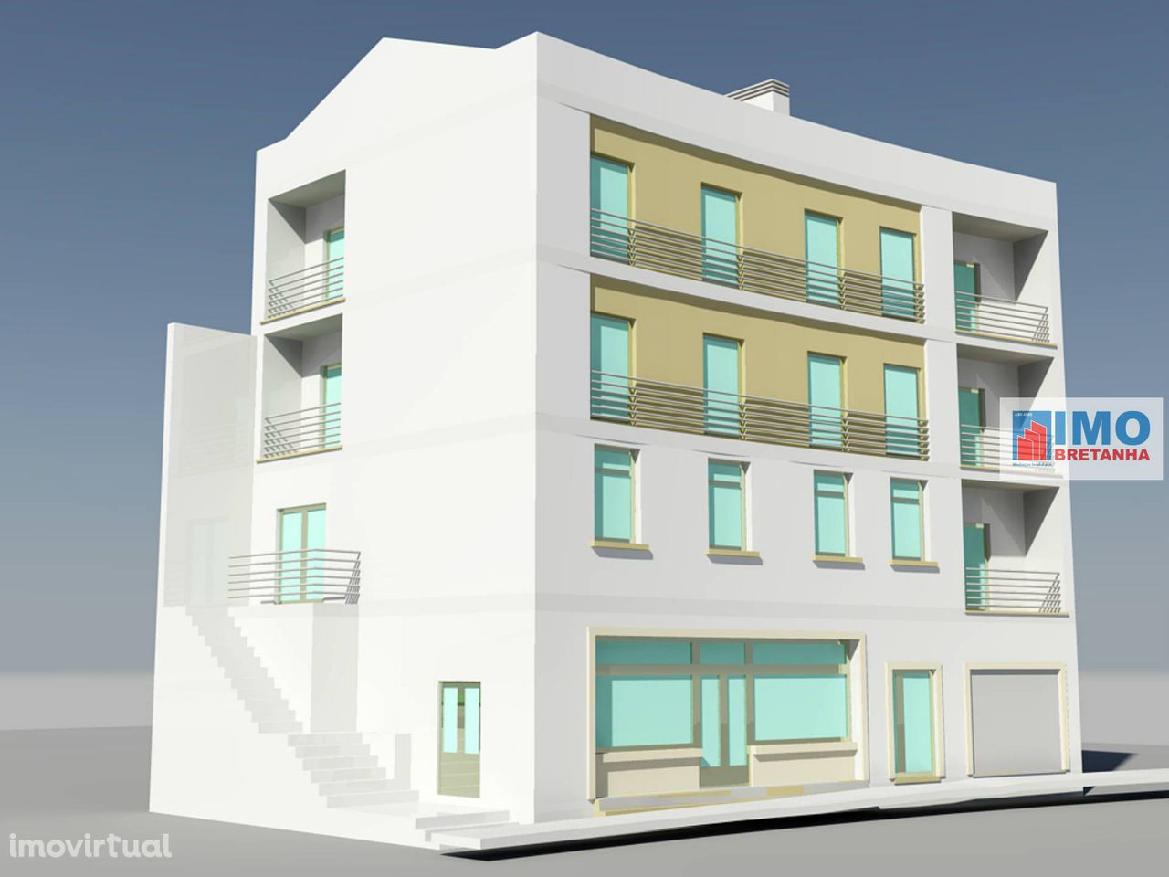 Edifício c/ projeto para 5 Apartamentos