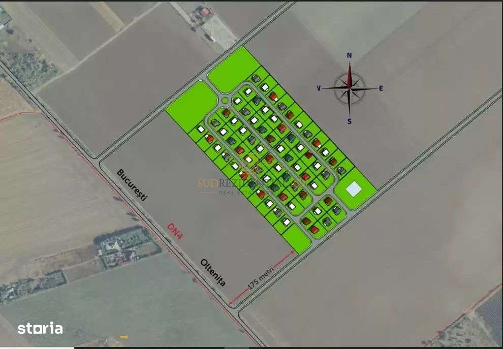 Teren ideal pentru dezvoltare rezidentiala, PUZ aprobat, Frumusani - Imagine principală: 4/7