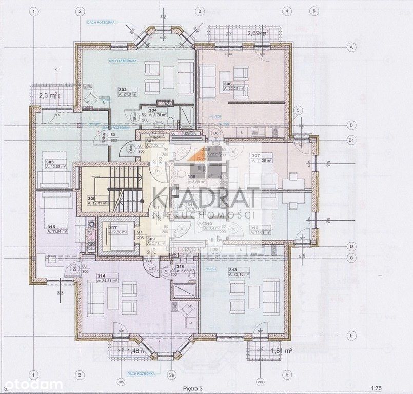 Mieszkanie, 40,48 m², Dziwnówek