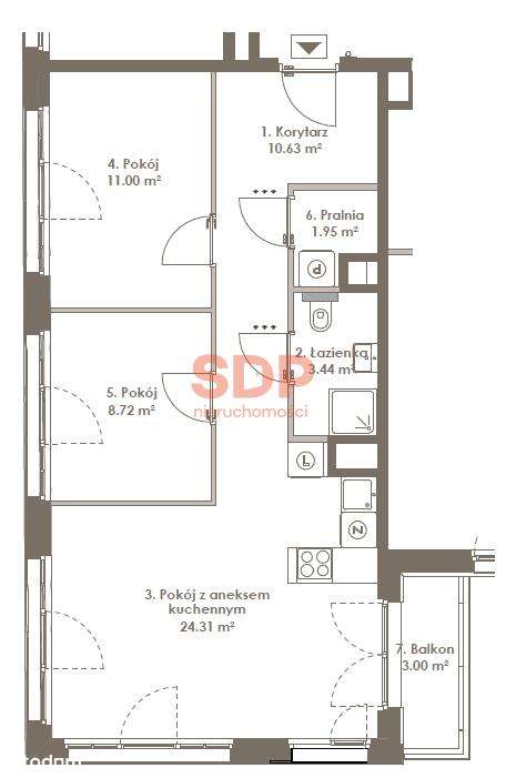 Mieszkanie, 3 pok. – Apartamenty w wyjątkowej lokalizacji