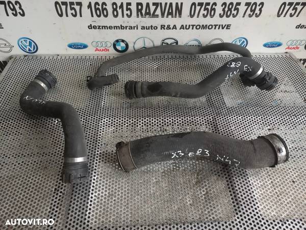 Furtun Conducta Apa Antigel Intercooler Turbo Turbina Bmw X3 E83 2.0 Diesel N47 177 Cai - Dezmembrari Arad - 2