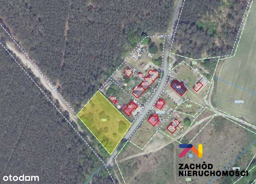 Działka budowlana Halincu k. Niwisk na sprzedaż - Pełny obrazek: 4/4