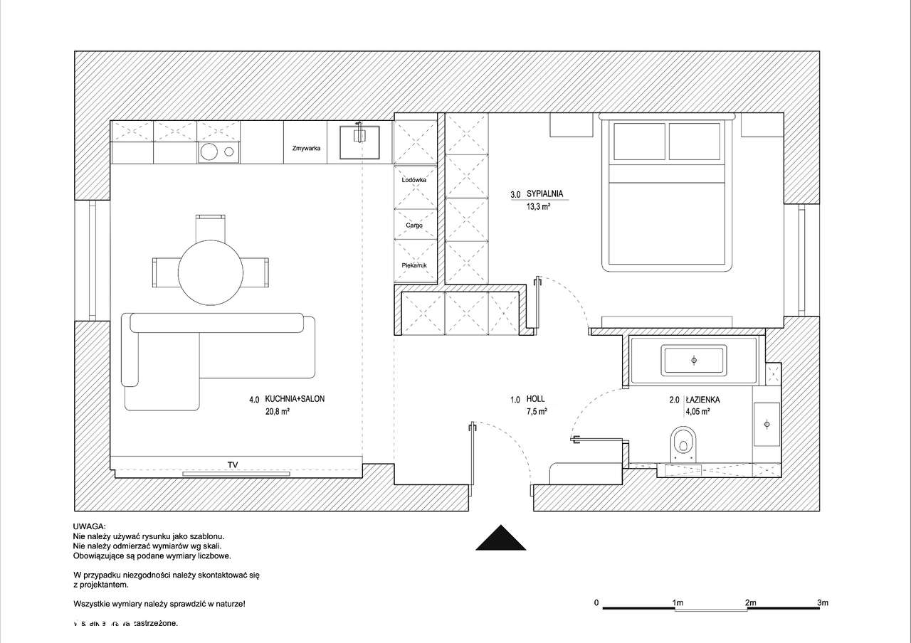 Na sprzedaż 2-pokz oddzielną kuchnią i klimatyzacją , Śródmieście-8