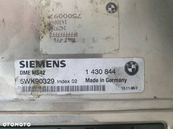 BMW E39 E38 E46 KOMPUTER STEROWNIK SILNIKA  1430844 5WK90329 - 1