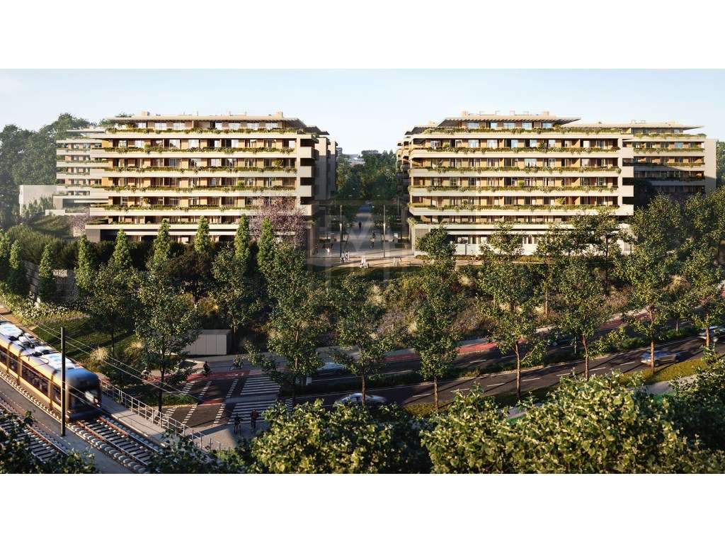 APT T1 NOVO, COM TERRAÇO, PISCINA, GINÁSIO, LUGAR DE GARAGEM, MAIA-13
