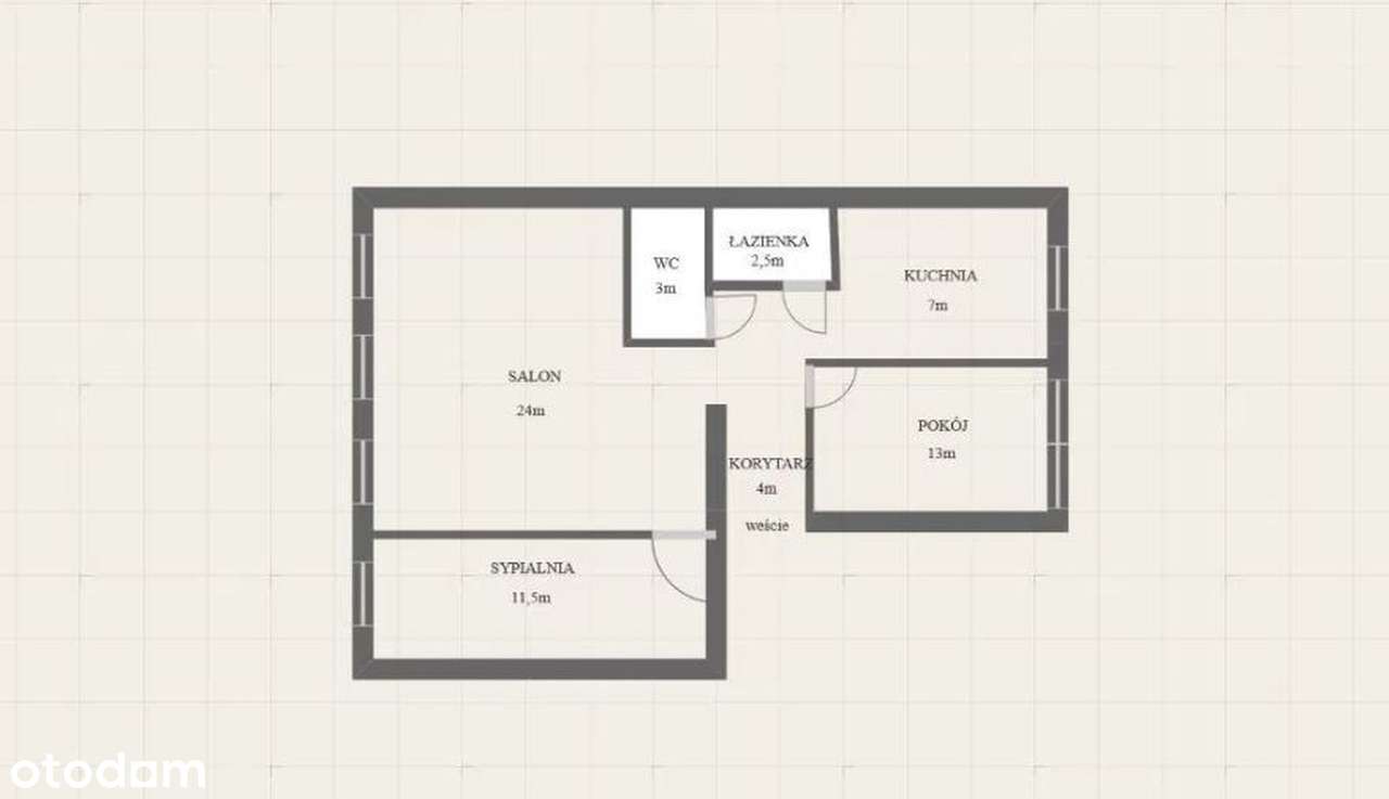 3 pokoje  , balkon , niezależne