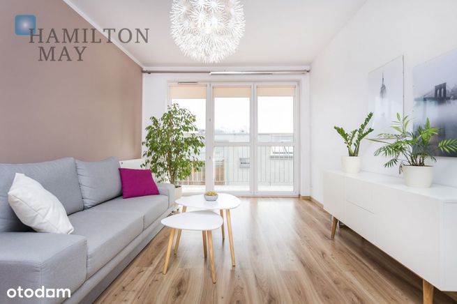 Apartament z dużym balkonem 10m2