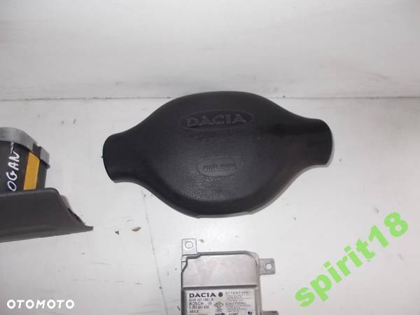 DACIA LOGAN PODUSZKI AIRBAG SENSOR KOMPLET 2006R - 2