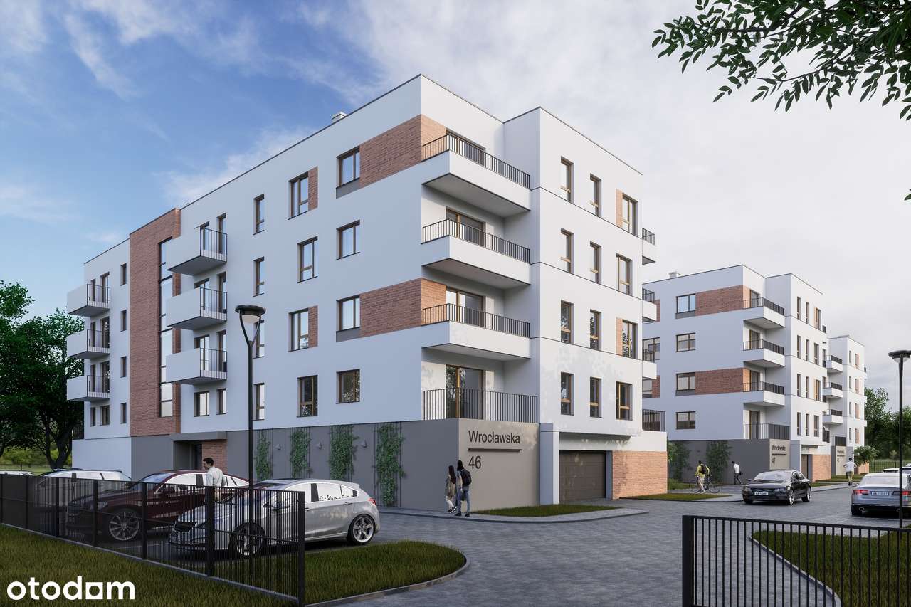 Dwupokojowe mieszkanie na zamkniętym osiedlu !!-0