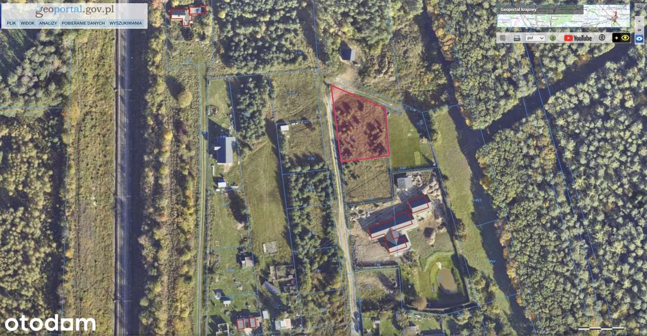 Wyjątkowa działka w otoczeniu lasu  - ul. Wyspiańskiego-3