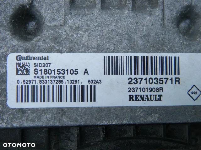 STEROWNIK SILNIKA RENAULT MEGANE III 1,5 DCI 237103571R S180153105A - 4