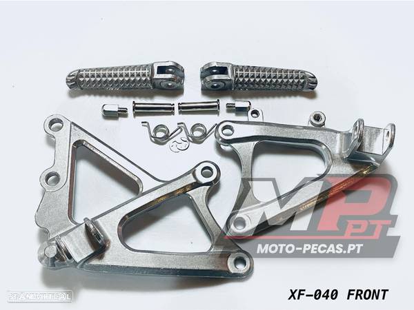 pousa pes completos dianteiros yamaha yzf r1 2009 - 2014 - 1