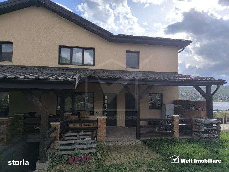 Casa unifamiliala cuplata, 237 mp, 600 mp teren, CF, priveliste, Campe - Imagine principală: 4/12