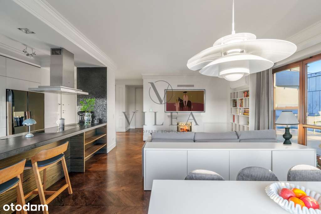 Słoneczny Penthouse z Dużym Tarasem Wilanów Hlonda - Pełny obrazek: 4/17