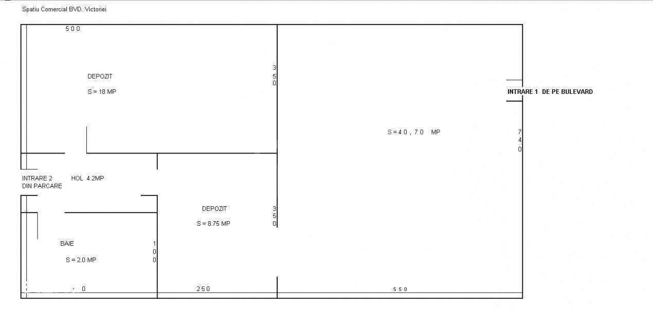 Spatiu comercial stradal - Bulevardul Victoriei - Imagine principală: 5/7