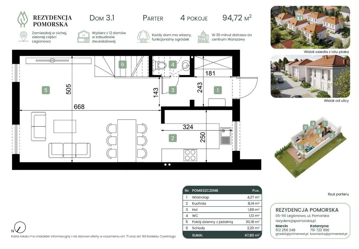 Rezydencja Pomorska- domy w Legionowie-10