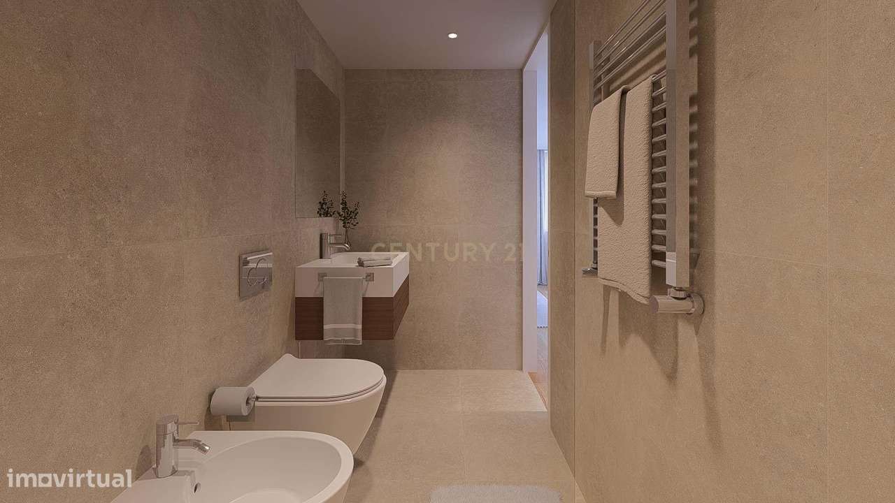 Condomínio do Sobreiro | T2 com 108m2 em Matosinhos, Senhora da Hora, - Grande imagem: 5/38