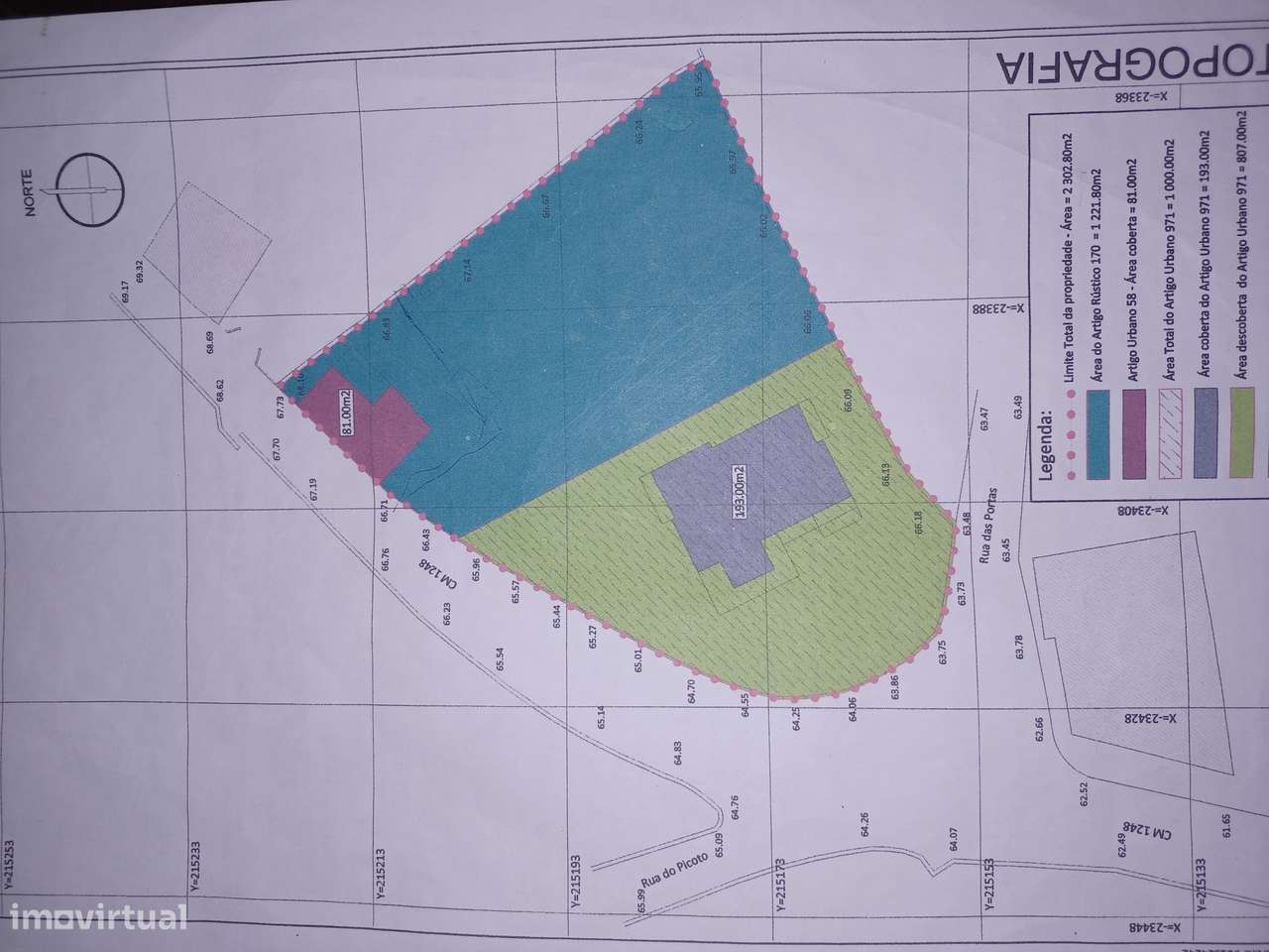 Mor.INDIVIDUAL  2300m2 de terreno + artigo urbano (Tipo T0)  em Lago-45