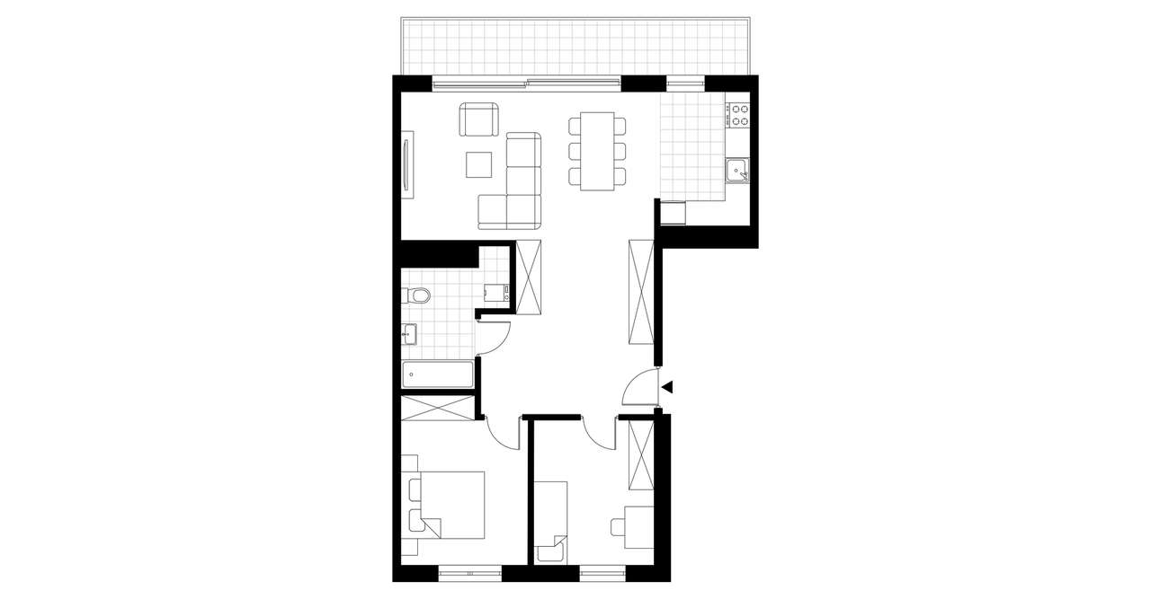 Dębowe Zacisze | mieszkanie 3-pok. | A3.2 - Pełny obrazek: 4/9