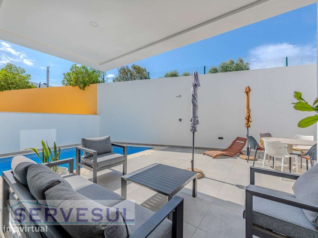 Moradia Moderna Geminada composta por 4 quartos e piscina privada, ...-50