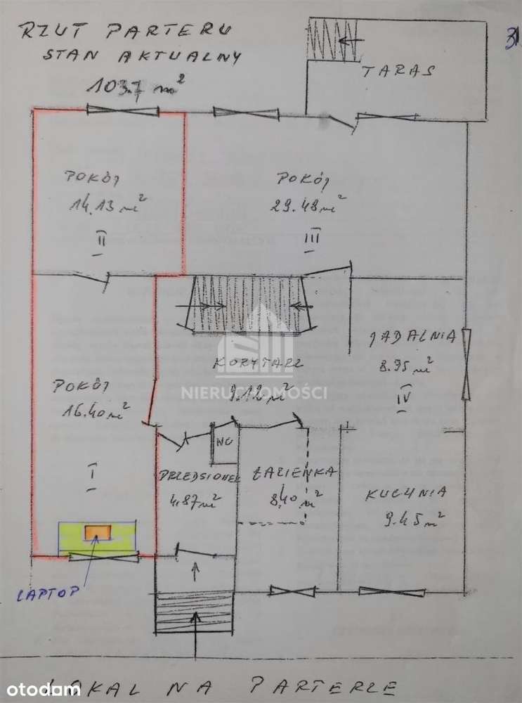 Duży dom z potencjałem w Dąbiu - Pełny obrazek: 5/8