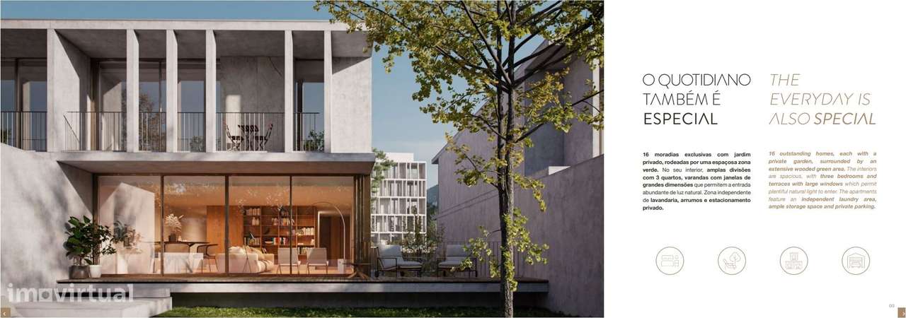 Moradia T3 no Privilege Gaia com Privacidade e Natureza em Arcozelo! - Grande imagem: 5/24