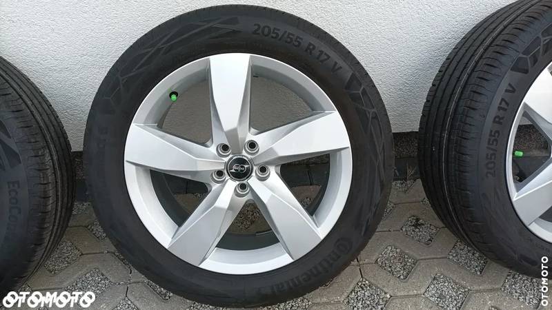 NOWE Koła letnie (oryginalne Volkswagen T-Cross) felgi R17 5x100 ET39 opony Continental 205/55 R17 (VW Skoda Seat Audi) - 2