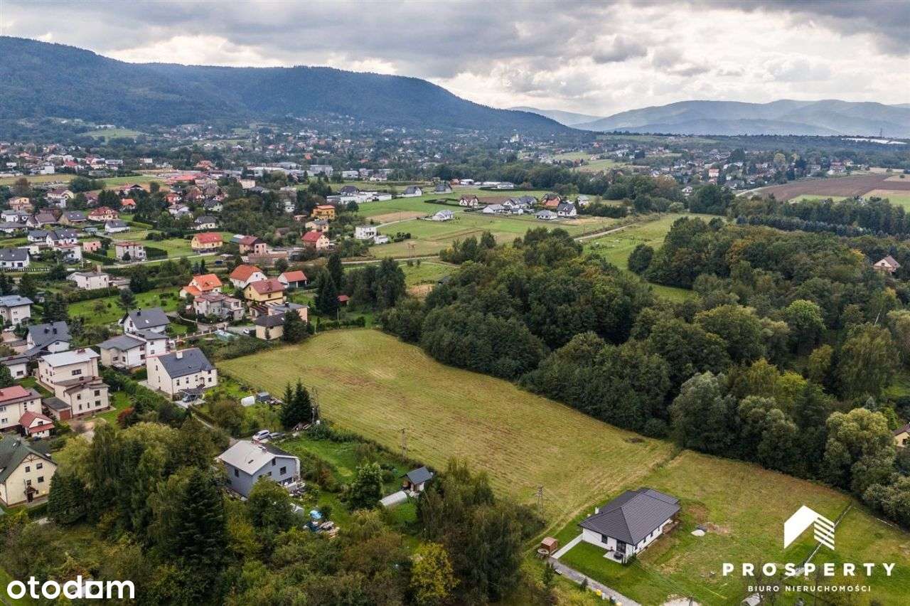 Działka budowlana pod lasem Kozy-8