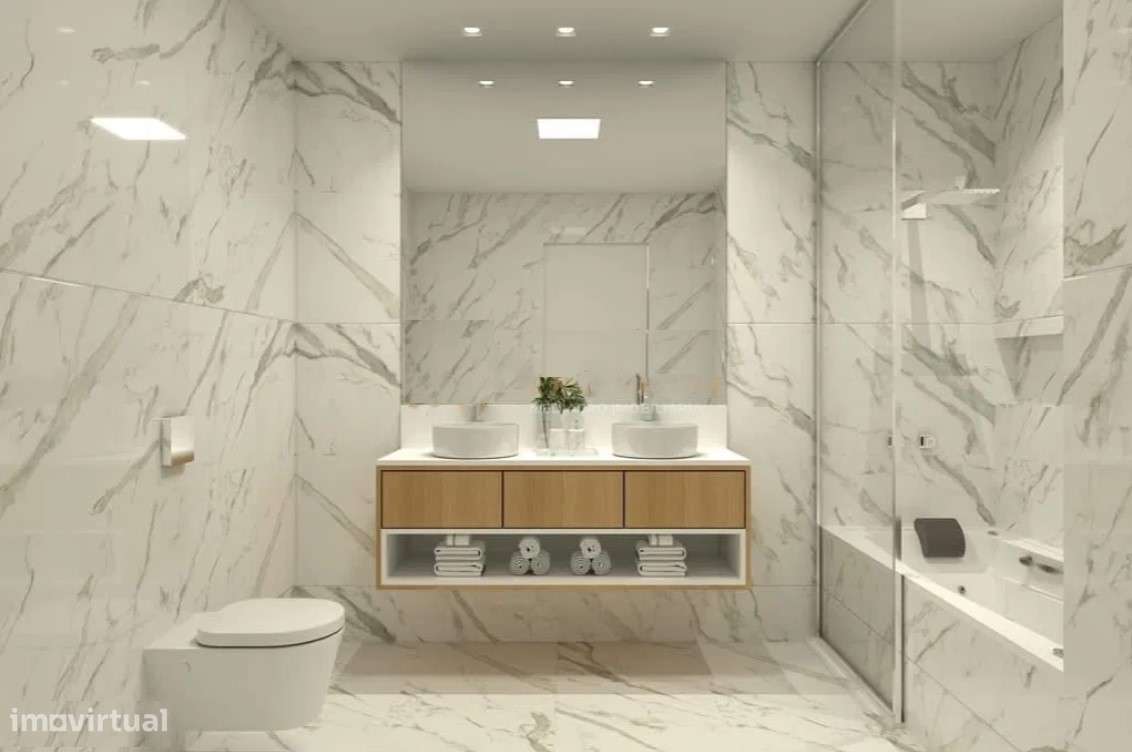 Moradia T3 NOVA c/ logradouro e Jardim - em Águas Santas, Maia-8