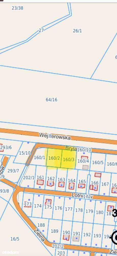 Działka budowlana 997 m² z mediami - Pełny obrazek: 4/6