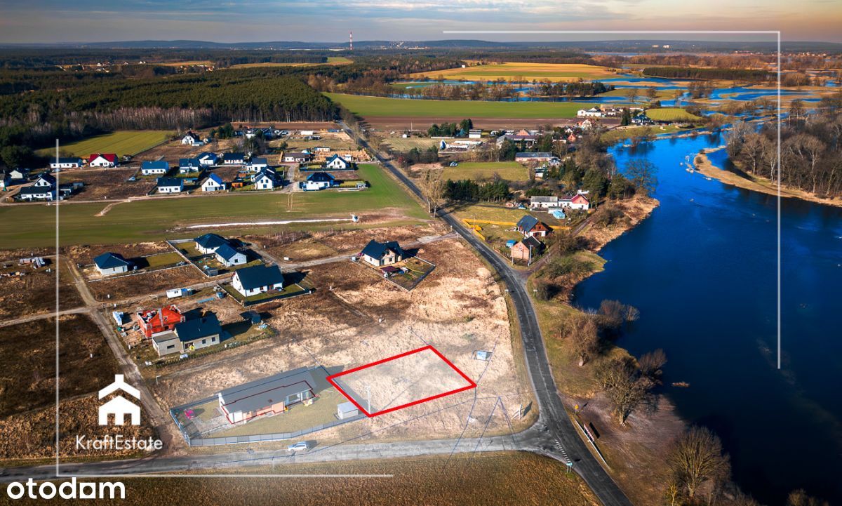 Działka nad rzeką z warunkami zabudowy ✔ 795 m2✔ - Pełny obrazek: 1/11