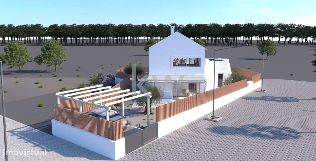 Excelente Lote para construção de moradia T2 isolada com projecto de a - Grande imagem: 4/16