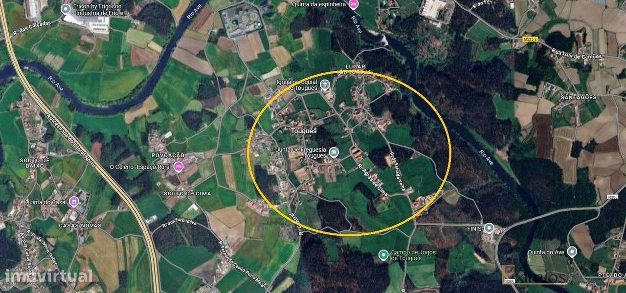 Terreno para construção, em Tougues - Grande imagem: 4/5