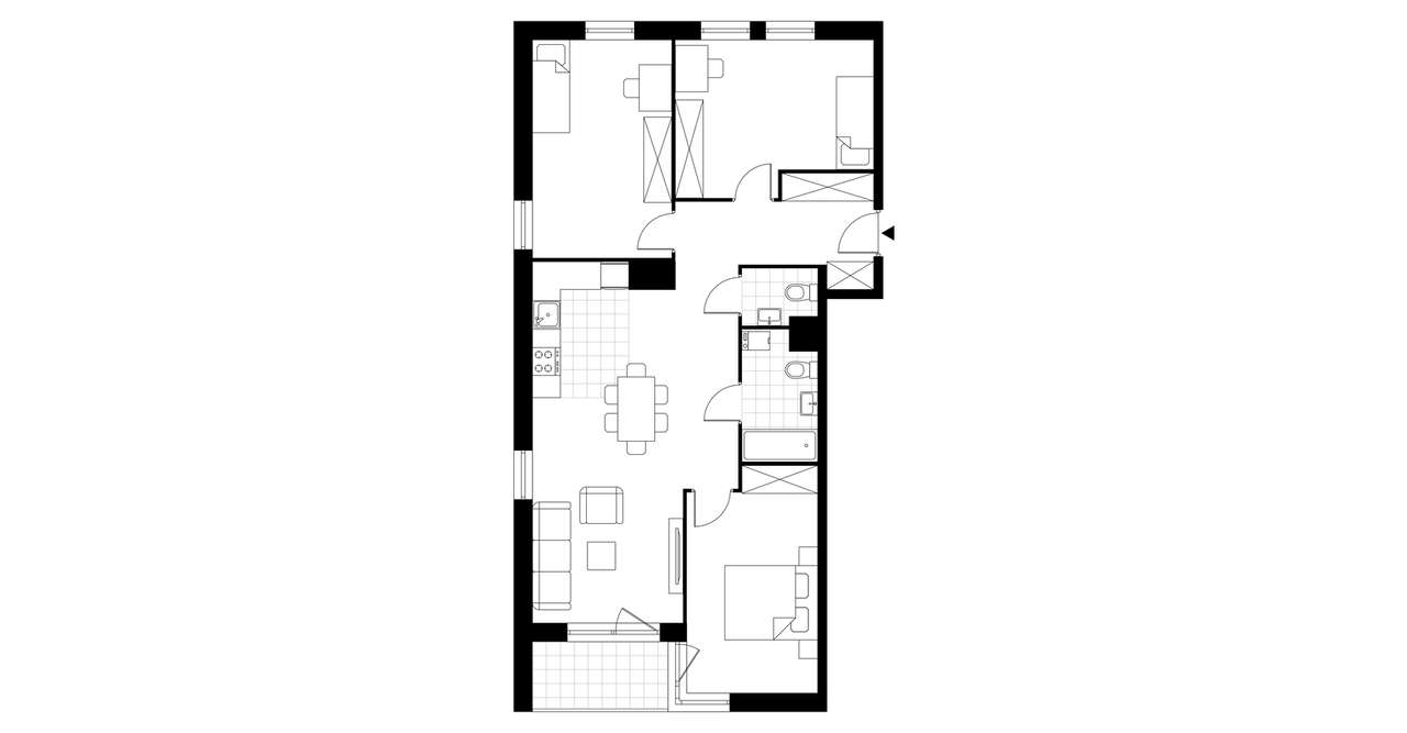 Stara Cegielnia Mielec | mieszkanie 4-pok. | F_M08 - Pełny obrazek: 4/9