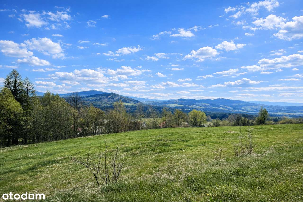 Hucisko, dwie widokowe działki budowlane po  7 arów-1