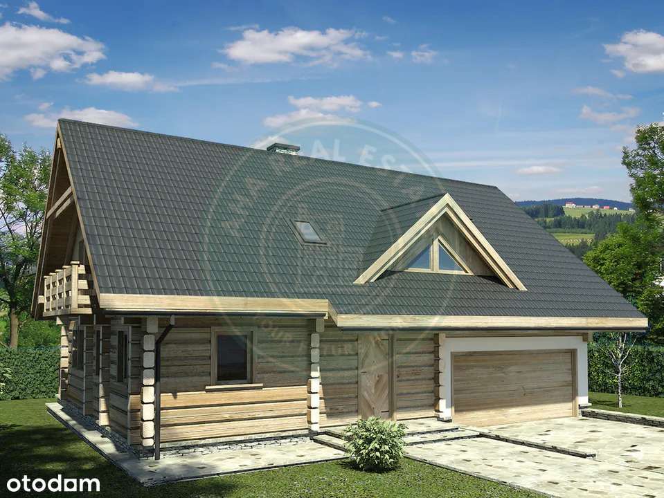 Działka z projektem domu w sercu Bieszczad - Pełny obrazek: 5/11