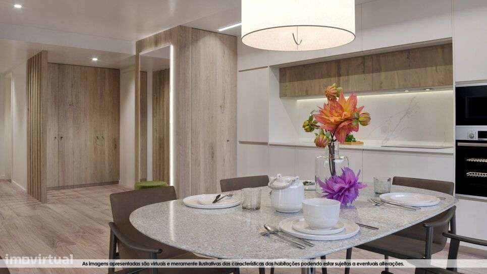 Apartamento T2 no ultimo piso, com varanda, virado a poente - Grande imagem: 4/16