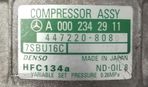 Compressor ar condicionado Mercedes W202 220CDI ref A 000 234 2911. - 2