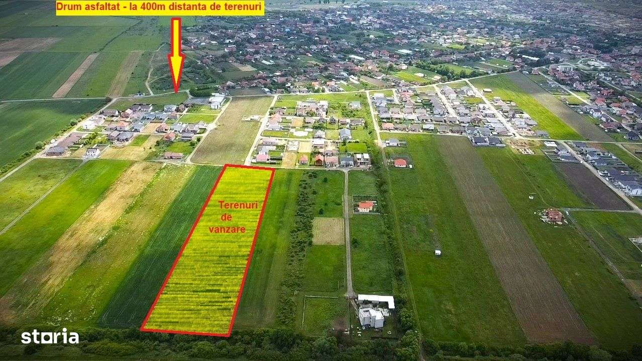 Terenuri de vanzare Mosnita, cu gaz, curent, apa retea - Imagine principală: 4/4
