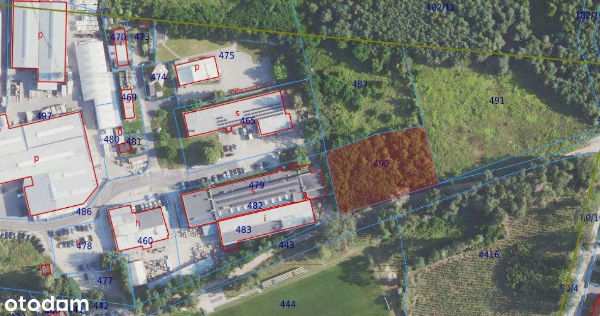 Działka przeznaczona pod AG – tereny aktywności gospodarcze-1