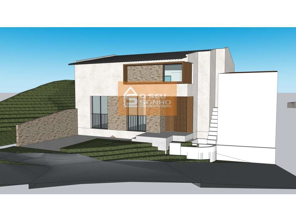 Moradia T2 com Projeto Aprovado com Piscina na Serra - Grande imagem: 4/25