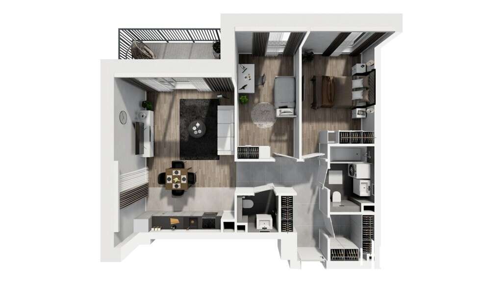 Mieszkanie z balkonem | Ul.Radzikowskigo | 68 M2-7