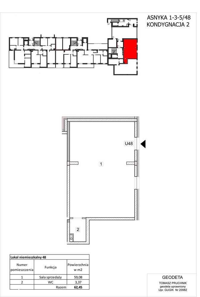 Lokal Usługowy - 62,45 m2 idealny na sklep "Żabka". - Pełny obrazek: 5/16