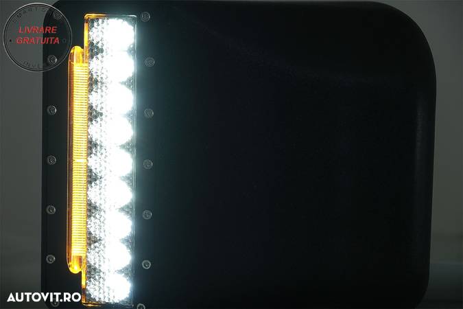 Capace Oglinzi LED cu Semnalizare compatibile cu Jeep Wrangler JK Rubicon (2007-20- livrare gratuita - 7