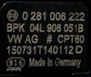 NOWY ORG CZUJNIK W KOLEKTORZE SPALIN VW SEAT SKODA AUDI MAN - 04L906051B - 3